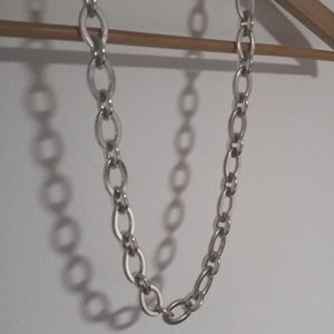 FREE w/ $30 Purchase; Chunky Silver Chain Necklace
